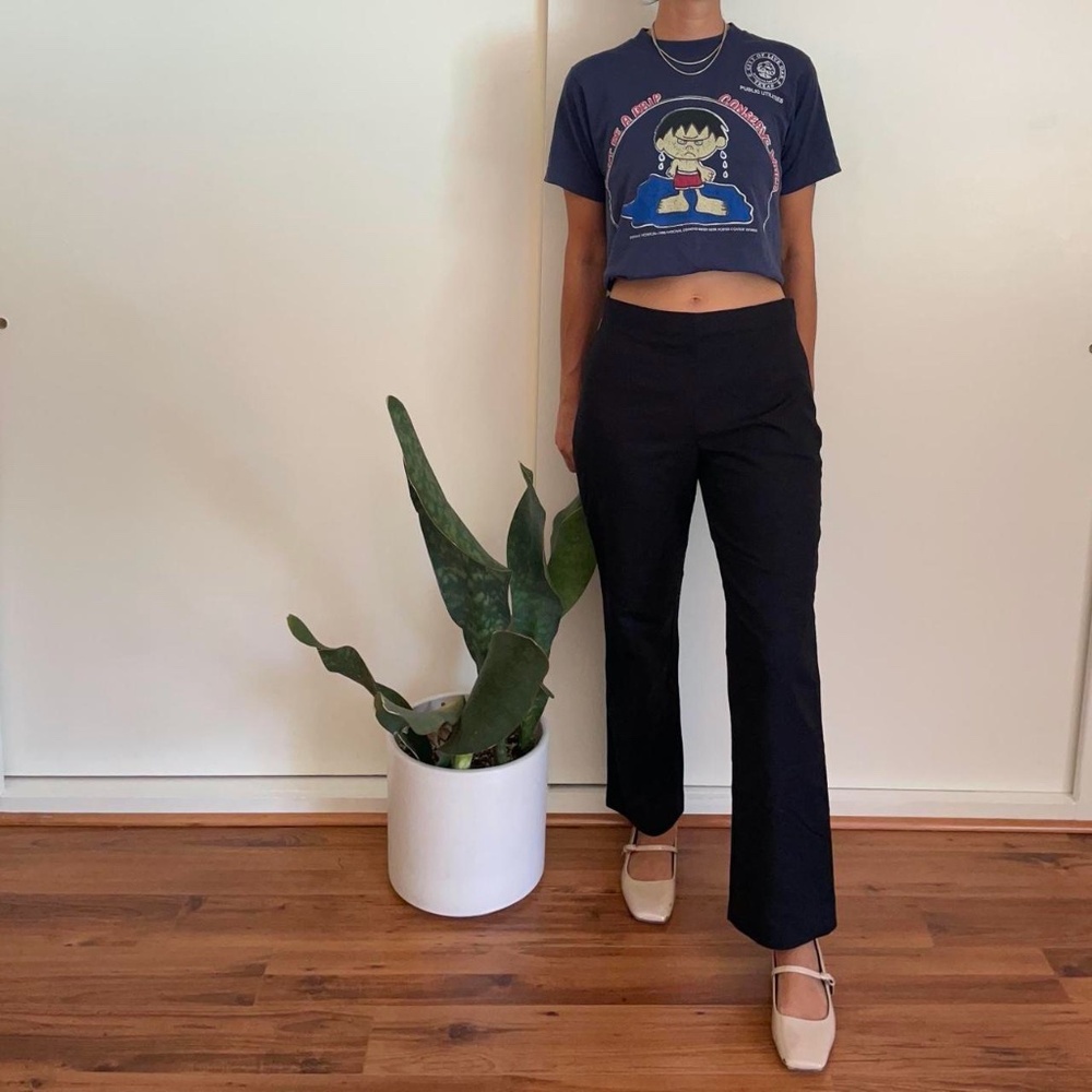 2000’s ponte clean straight leg pants.